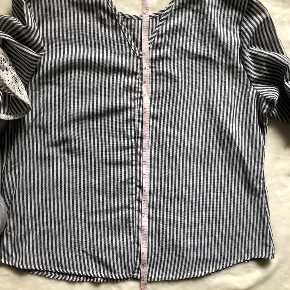 Kontrol striped top bell sleeves XL - Picture 7 of 8